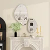 HOMCOM Sada 2 nástěnných zrcadel 70 x 46 cm, 49,5 x 31 cm, Náhled obrázku produktu 9