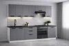 ULWEHOME | Küchenzeile 240 cm Anthrazit, Küchenmöbel-Set Produktbild-Vorschau 4