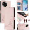 Leder Hülle für Realme 11 5G Süße Katze Flip Case Produktbild-Vorschau 1
