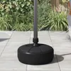 vidaXL Sonnenschirmständer Sand/Wasser 15 L Schwarz Produktbild-Vorschau 2