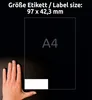 Avery Zweckform® 4781 Universele etiketten met ultragrip - Productafbeelding-voorbeeld 8