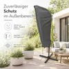 Pokrowiec ochronny na parasol wspornikowy szary - Podgląd zdjęcia produktu 3