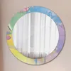 Ø70cm Spiegel - Glasrahmen mit Aufdruck - Wandspiegel Produktbild-Vorschau 1