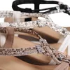 topschuhe24 2774 Damen Keilabsatz Sandalen Riemchen Glitzer Produktbild-Vorschau 3