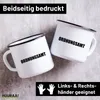 Huuraa Emaille Tasse Ordnungsamt Schriftzug 300ml Vintage Produktbild-Vorschau 2