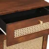 Möbel Nachttische Braun Rattan und massivem Mango Holz - Produktbild-Vorschau 7