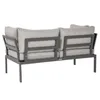 BEAUTYSOFA | SANTORINI Gartenlounge Ecksofa Hellgrau – Produktbild-Vorschau 14