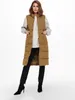 ONLY Lange Puffer Weste Wattierte Stepp Jacke ohne Ärmel Produktbild-Vorschau 3