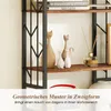 A close-up view of a shelf on a bookshelf, decorated with vases and a diffuser. Produktbild-Vorschau