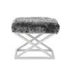 Hanah Home, Capraz Plush - Silver, Grey, poduszka do Podgląd zdjęcia produktu 2