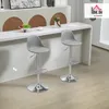 Lot de 2 tabourets de bar HOMCOM, tabourets rembourrés avec Voir les images du produit 2