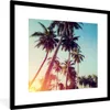 MuchoWow® Gerahmtes Poster Palme - Sommer - Retro - Sonne Produktbild-Vorschau 1