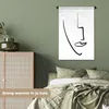 MuchoWow® Wandteppich Wandbehang Frau - Gesicht - Lippen Produktbild-Vorschau 4