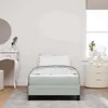 vidaXL Boxspringbett mit Matratze Hellgrau 80 x 200 cm Produktbild-Vorschau 3