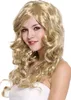 WIG ME UP Perücke Blond Wellig Lang Scheitel DEC37-ZA89 Produktbild-Vorschau 4