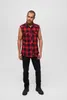 Brandit - CHECKED FLANELL Shirt rot / schwarz - 5XL Voir les images du produit 5