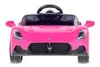 Coche eléctrico Maserati GT Cabrio, color rosa Vista previa de la imagen del producto 9