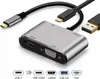 Verk 06344 Convertisseur USB-C vers HDMI 4k, VGA vers hub Voir les images du produit 3