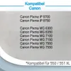 7er Pack Druckerpatronen PGI-550 CLI-551 kompatibel mit Produktbild-Vorschau 5