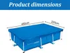 Rechteckige Poolabdeckung für rechteckige Pools, 450 x 220 Produktbild-Vorschau 5