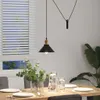 Lampa Wisząca Z Regulacją Wysokości E27 Połysk Czarny Metal Podgląd zdjęcia produktu 4