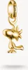 Ciondolo Woodstock Connect PEANUTS con placcatura in oro 18 Anteprima dell’immagine prodotto 1