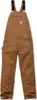 Carhartt Bib Overall Black Náhľad obrázku produktu 1