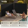 tectake® Doppel-Seitenmarkise 200 x 600 cm ausziehbar, mit Produktbild-Vorschau 2