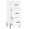 Sideboard Weiß 34,5x34x90 cm Holzwerkstoff Produktbild-Vorschau 5