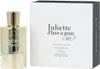 A bottle of Juliette Has a Gun Midnight Oud perfume and its packaging are displayed side-by-side against a white background. Voir les images du produit