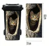 GKA Mülltonnenaufkleber Katze im Baumstamm Aufkleber für Produktbild-Vorschau 4