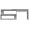 vidaXL Bureau d'angle Gris Sonoma 200x50x76 cm Bois Voir les images du produit 6