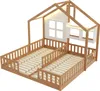 Merax Kinderbett mit Lattenrost aus Holz 90x200cm, Produktbild-Vorschau 13