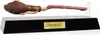 A Harry Potter Firebolt broomstick pen displayed on a black stand with a gold plaque. Produktbild-Vorschau