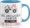 Geländewagenfahrerin Geschenk Tasse Becher Die Frau Die Produktbild-Vorschau 1