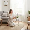 Tabouret de fleur Métal Noir Rond 52 cm Support de fleur Voir les images du produit 7