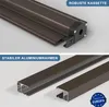 Fliegengitter Rollo Fenster 104x130cm dunkelbraun Produktbild-Vorschau 3