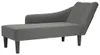 vidaXL Chaiselongue mit Rechter Armlehne Dunkelgrau Stoff Produktbild-Vorschau 8