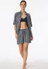 Schiesser Damen Pyjama kurz graphit 38  ST Produktbild-Vorschau 6