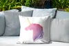 MuchoWow® Outdoor Kissen - Kinder Illustration Einhorn in Produktbild-Vorschau 4