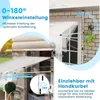 COSTWAY Store à pince 200 cm, Store balcon extérieur sans Voir les images du produit 5