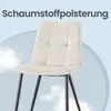 VASAGLE Esszimmerstühle 2er Set, Polsterstühle aus Samt mit Produktbild-Vorschau 7