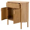 Komoda 80,5 x 82 x 46 cm, borovice, MDF, kov, hnědá Náhled obrázku produktu 4