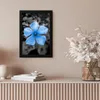 MuchoWow® MuchoWow® Gerahmtes Poster Blumen - Blau - Produktbild-Vorschau 6