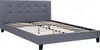 Doppelbett "Julia" - 160 x 200 - Hellgrau Produktbild-Vorschau 1