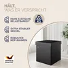 CASARIA® Hocker mit Stauraum Schwarz Faltbar Deckel Produktbild-Vorschau 3