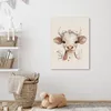 Wanddeko 50x70 cm - Kinder Bohemian - Kuh - Boho, Produktbild-Vorschau 5
