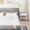 vidaXL Protège-matelas Blanc 90x200 cm Imperméable à l'eau Voir les images du produit 2