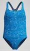 Speedo Hyperboom Allover Badeanzug Blau 9-10 Years Mädchen Produktbild-Vorschau 4