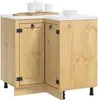 vidaXL Armadio SKI marrone miele 80 x 80 x 81 cm in legno Anteprima dell’immagine prodotto 3